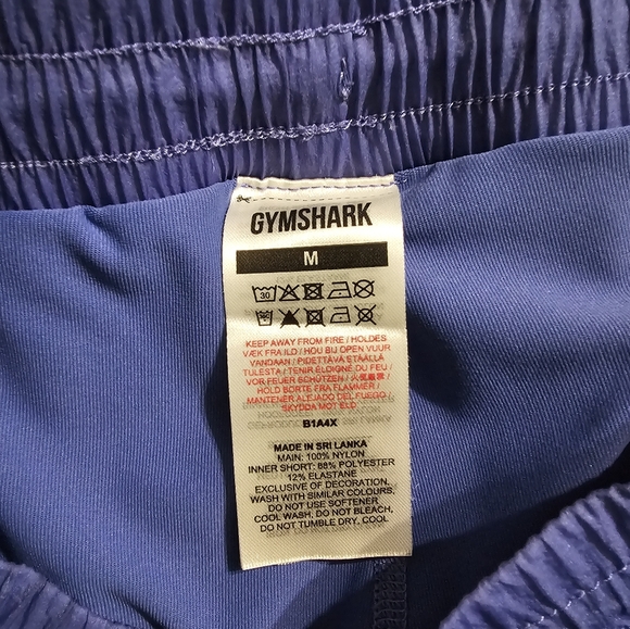 Gymshark Pulse 2in1 Shorts - Size M - Court Blue/Moonstone - Picture 3 of 4